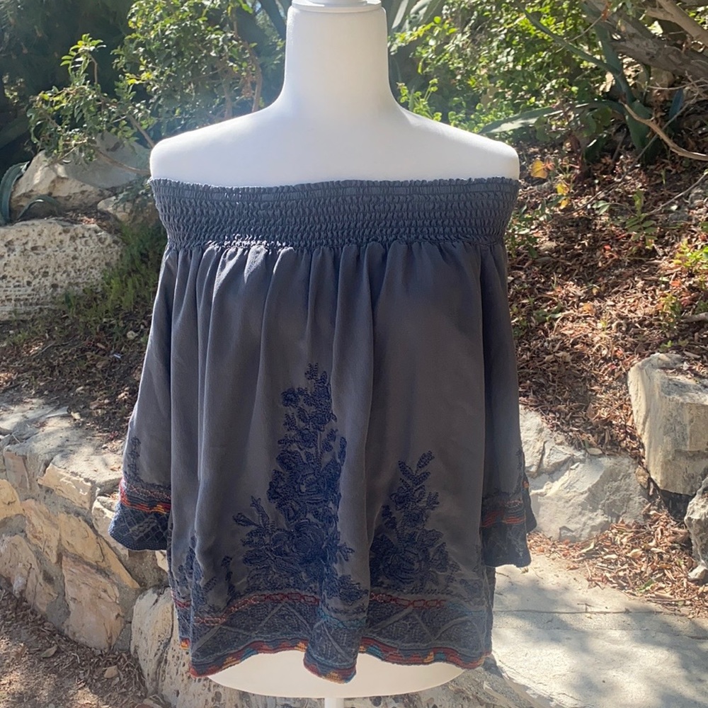 Johnny was off shoulder blouse